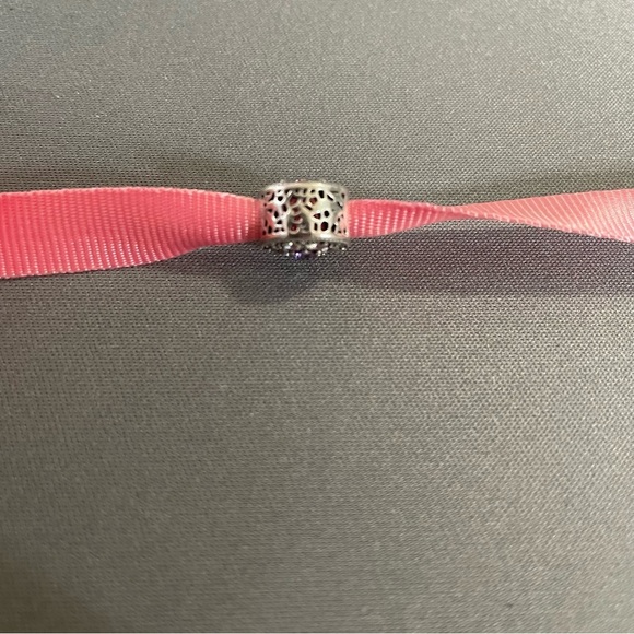 Pandora Forget Me Not Charm Sterling Silver 925 - Picture 6 of 8